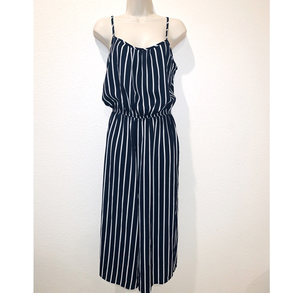 NWOT, adorable navy jumpsuit